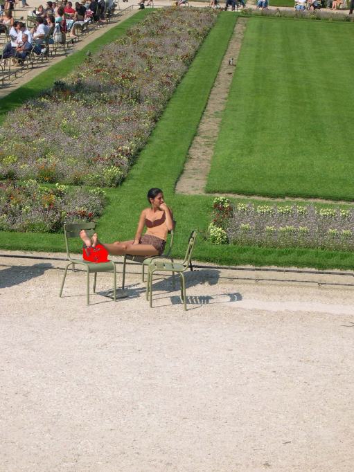  en petite tenue au soleil